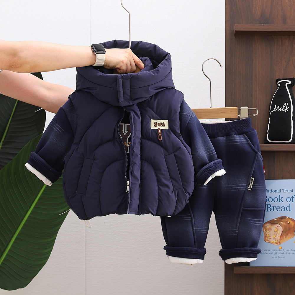 Boys' Autumn & Winter 3-Piece Set