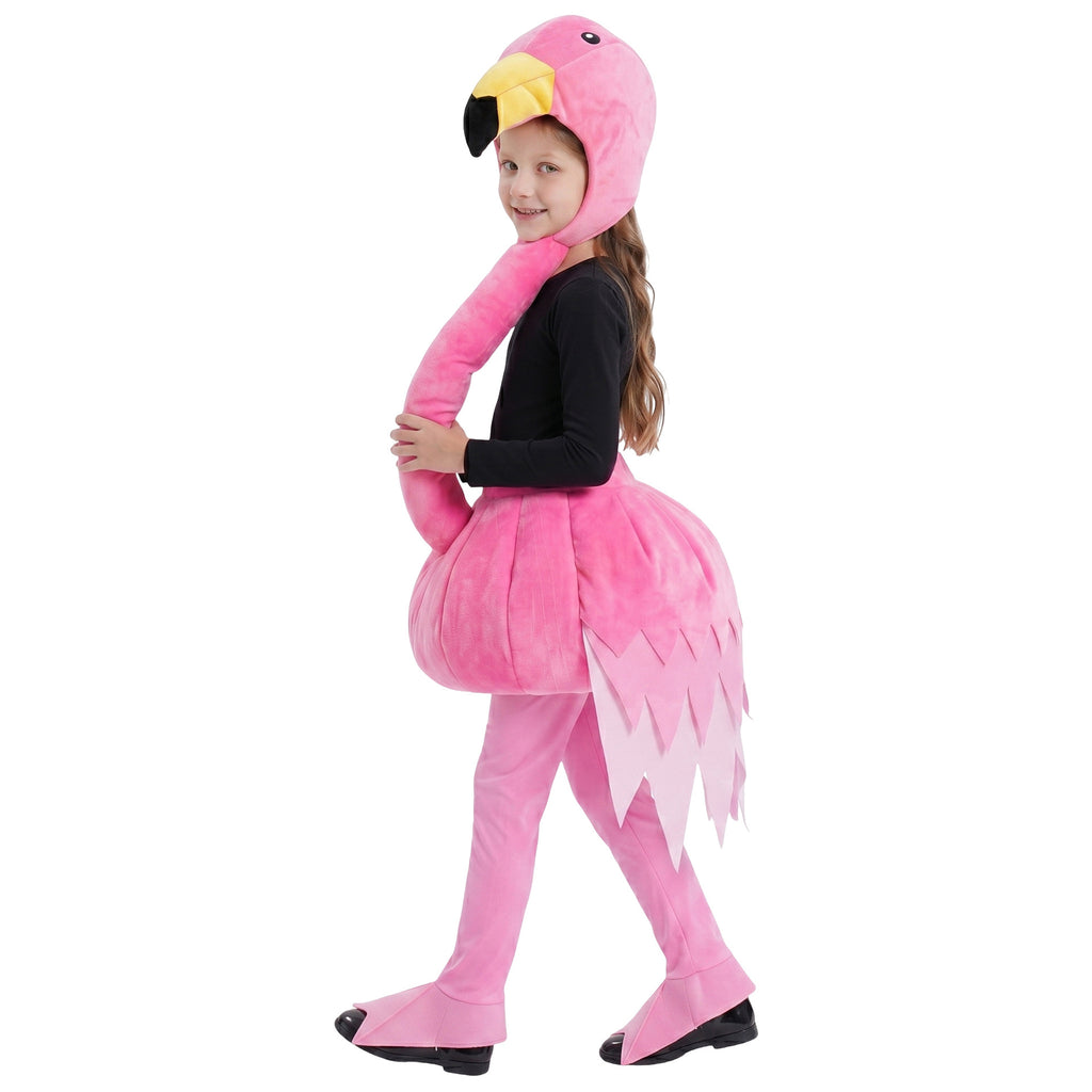 Halloween Kids Flamingo Animal Costume Inflatable Stage Performance Costume Party Cosplay Outfit