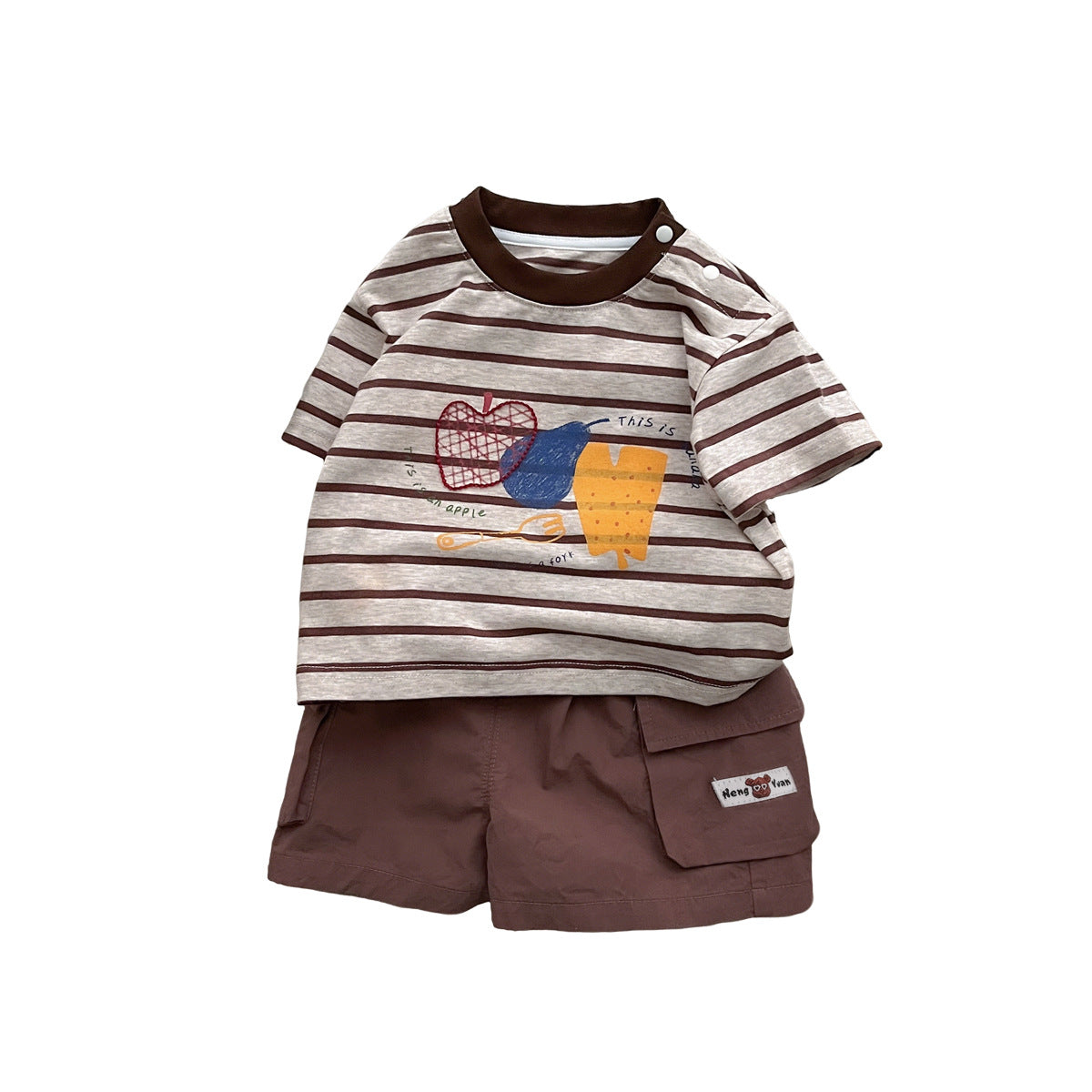 Boys T-Shirt & Cargo Shorts Set