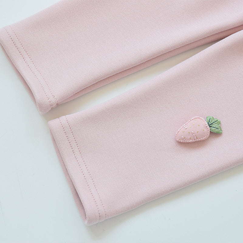 Girls Winter Velvet Pants — Extended Sizes