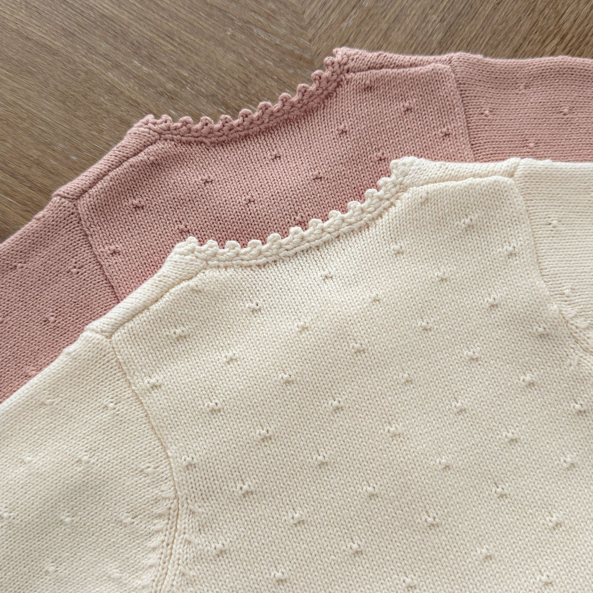 Children's Autumn Coat A-Class Pure Cotton 1-3 Years Old Kids Clothing Crew Neck Knit Dress Cardigan Spring