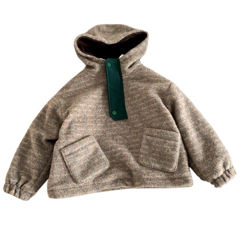 Children's clothing boys' winter clothing hoodie