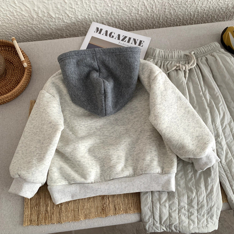 Boys' Plush-Lined Hoodie