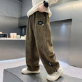 Boys' Casual Corduroy Pants, Stylish Autumn Winter Sports Trousers for Kids