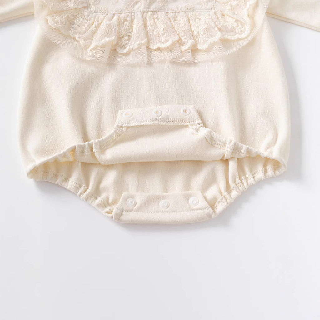 Children's Clothing Baby Girls' Sweet Lace Triangle Romper