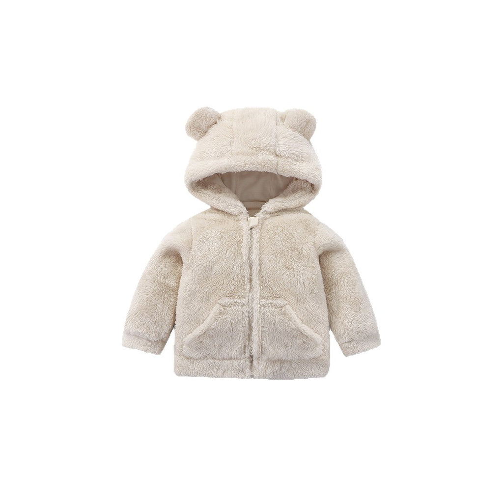 Kids' Fleece-Lined Hooded Jacket