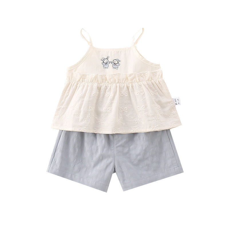 Girls Traditional Tang Suit Set