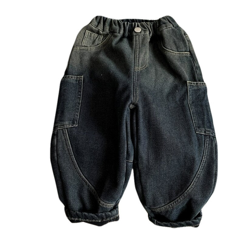 Boys' Winter Fleece-Lined Jeans