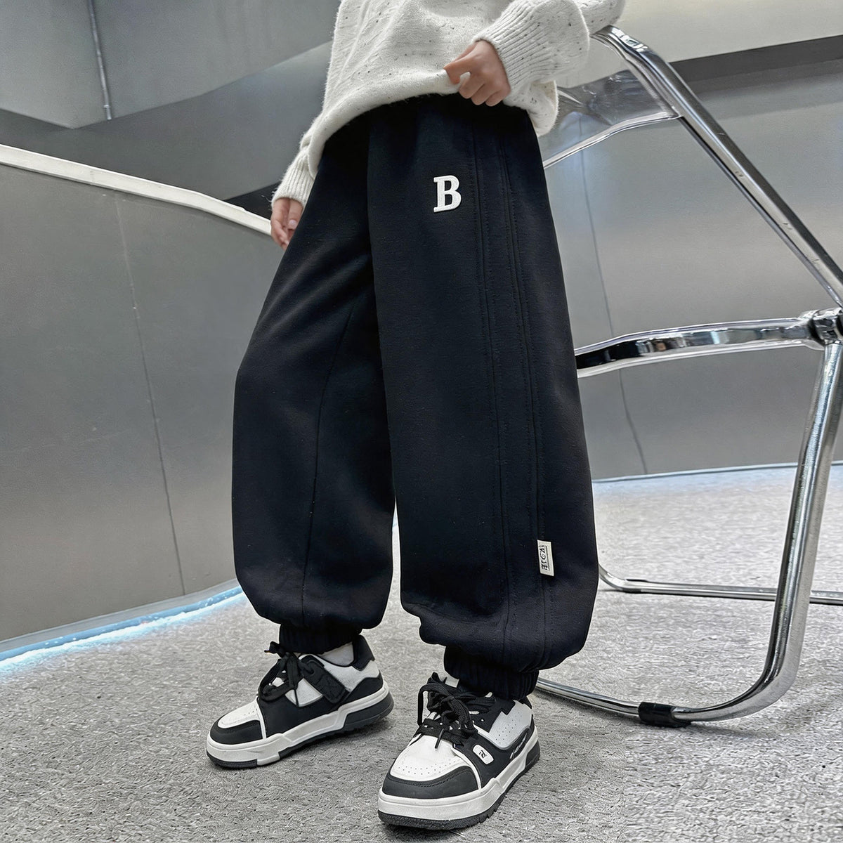 Casual Loose Fit Boys' Autumn Winter Sweatpants