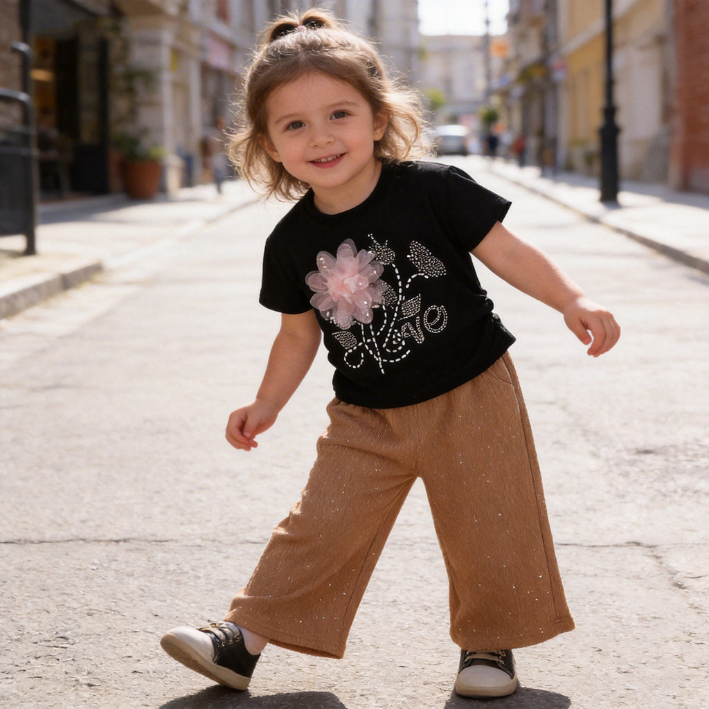 Summer clothing for baby girls and children summer two-piece set