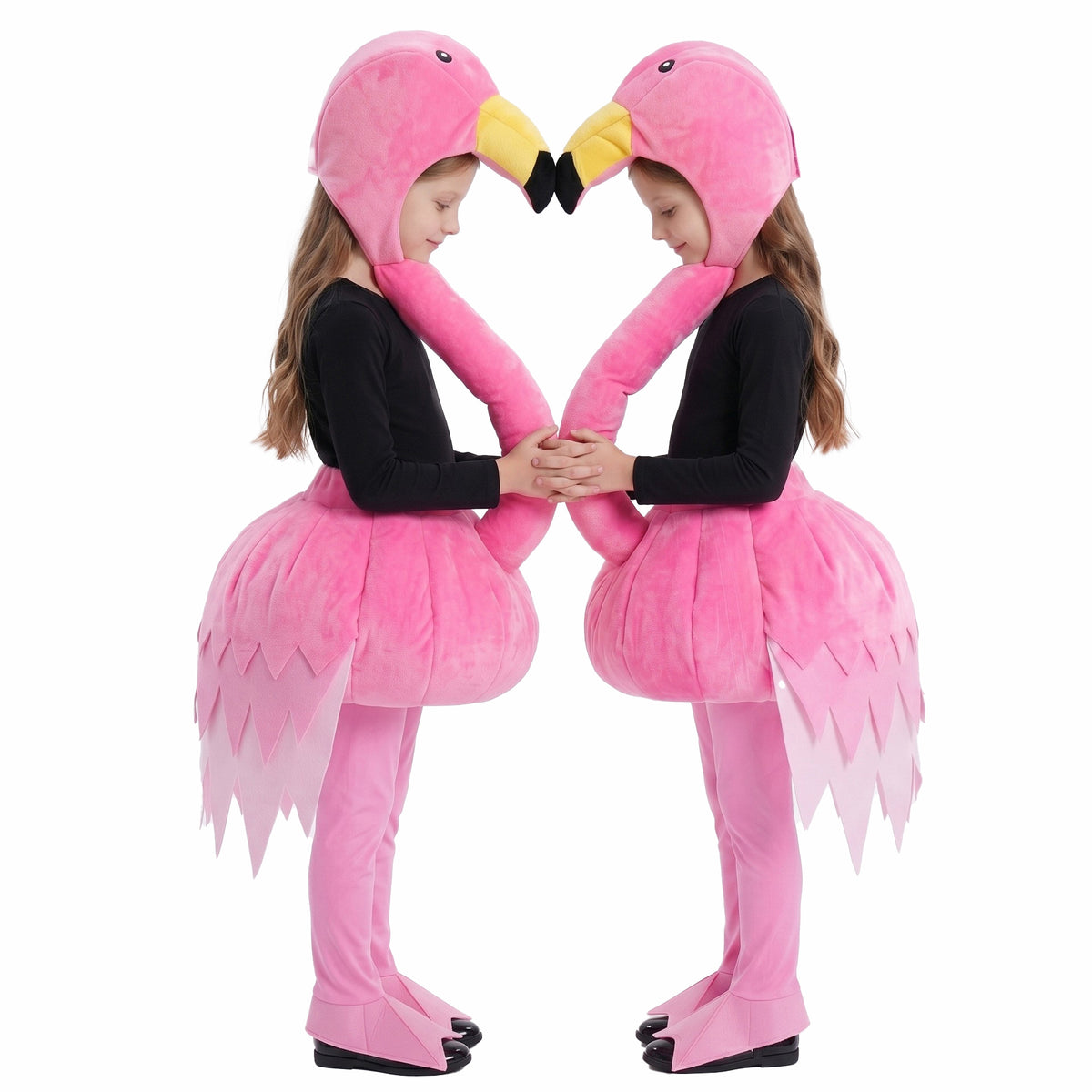 Halloween Kids Flamingo Animal Costume Inflatable Stage Performance Costume Party Cosplay Outfit