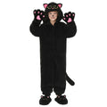 Children's Black Cat Costume Cosplay Outfit Halloween Stage Performance Wear Animal Themed Costume Kids Clothing Ready