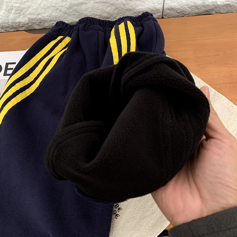 Boys' velvet pants for autumn and winter