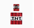 Halloween Minecraft TNT Bomb Cosplay Kids Party Stage Performance Costume Block Character Outfit