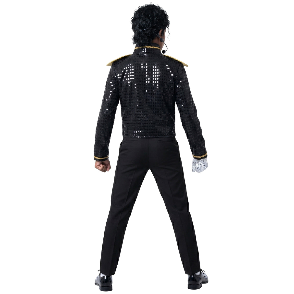 Halloween Kids MJ Sequin Performance Costume Jackson Cosplay Michael Jackson Tap Dance MJ Stage Performance Outfit