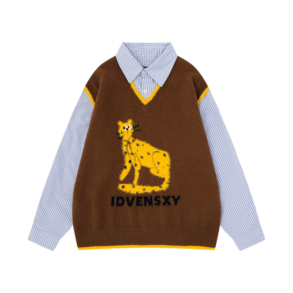 Fake two shirts and sweaters