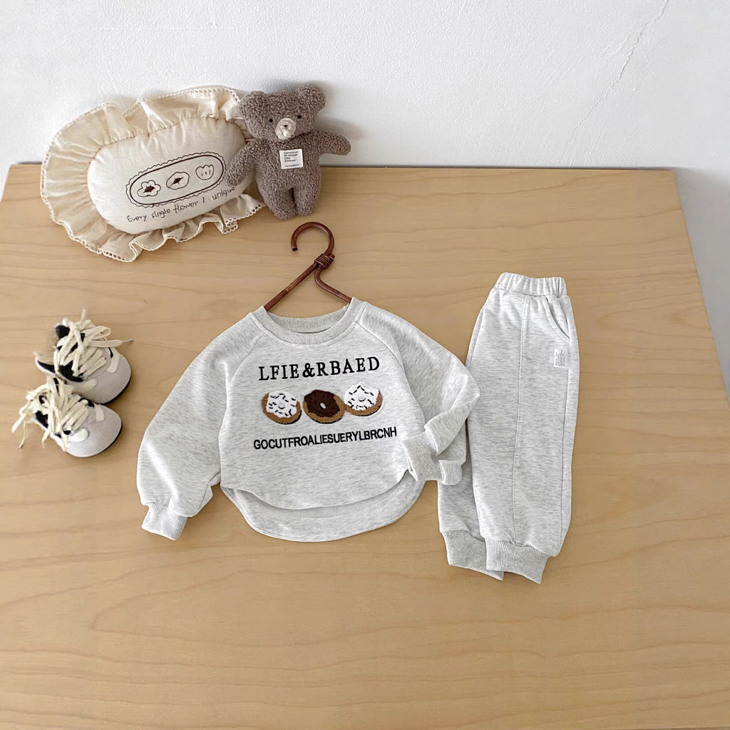 Cute Baby Girls' Outfit Set Autumn New Style Children's Hoodie and Pants Casual Fall Clothing for Toddlers