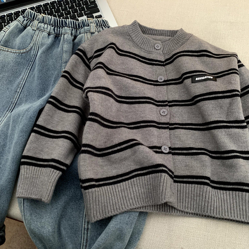 Girls Winter Knitted Jacket