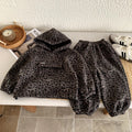 Boys' hoodie with thickened fleece for warmth in autumn and winter