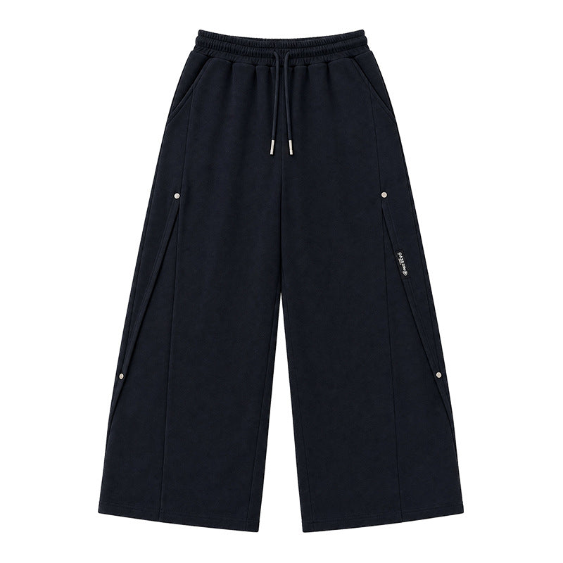 Boys Casual Sweatpants Loose Fit Knitted Trousers for Older Kids Autumn Winter Athletic Joggers