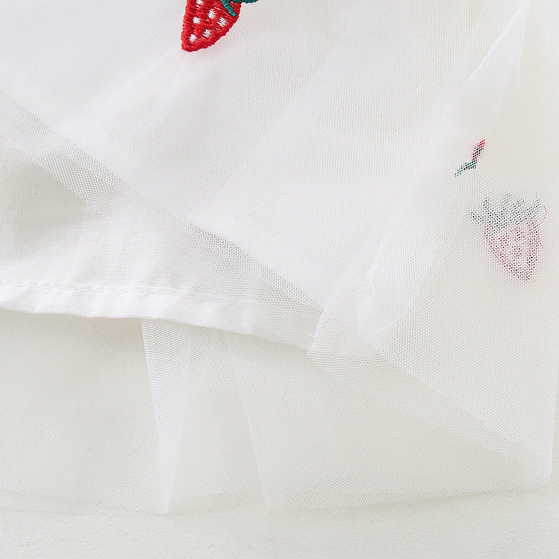 Baby Girl Strawberry Princess Dress