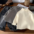 Children's collar knitted cardigan men's autumn and winter clothing