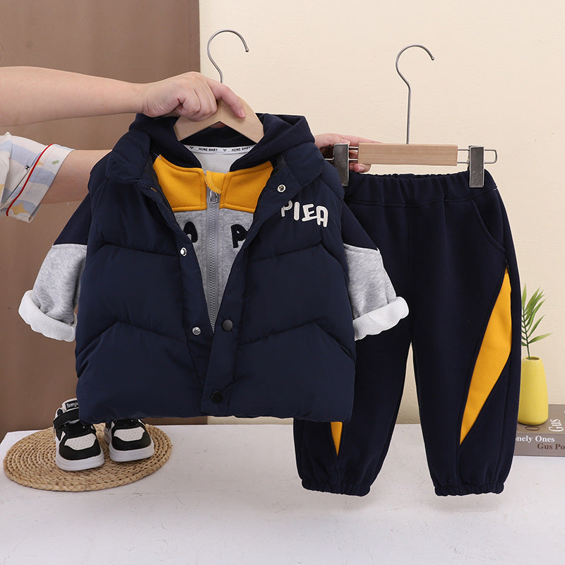 Boys' Winter Hooded 3-Piece Set