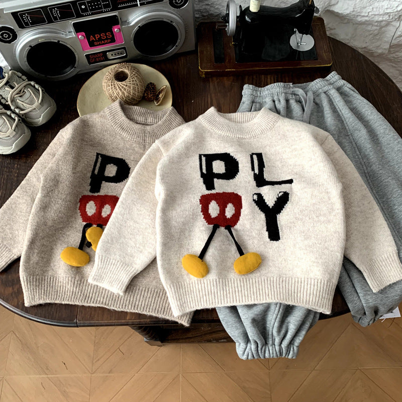 Boys' Winter Knitted Sweater