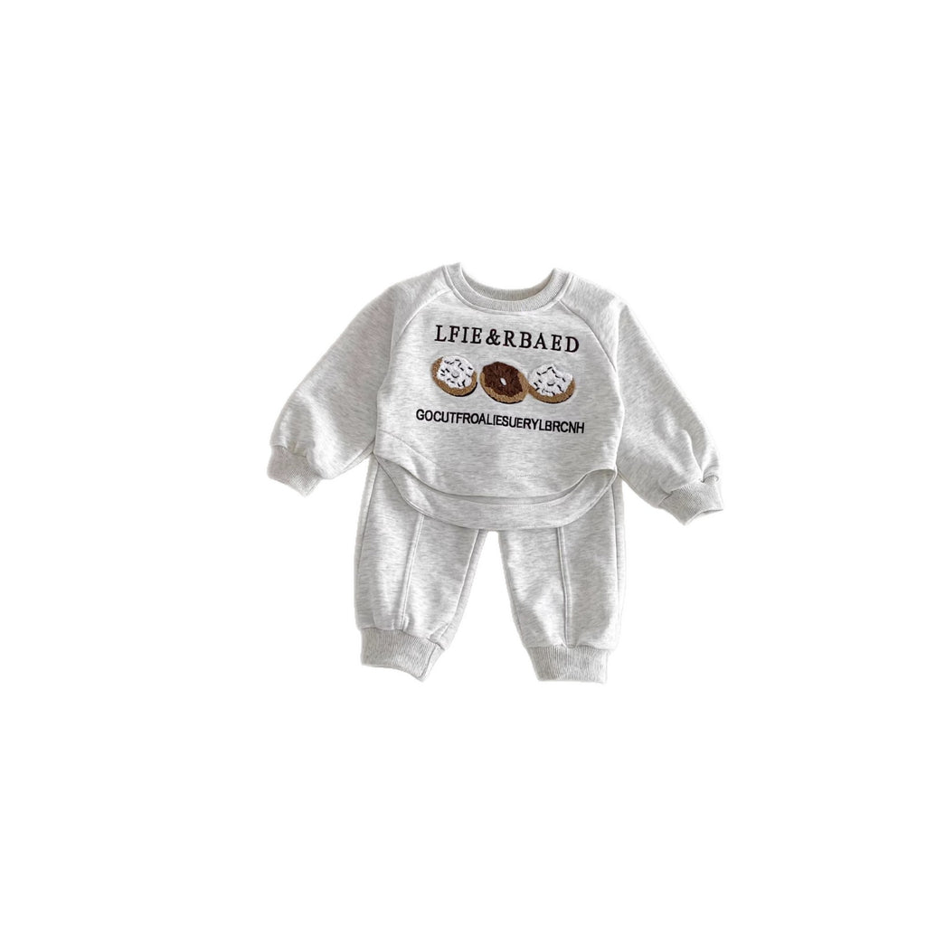 Cute Baby Girls' Outfit Set Autumn New Style Children's Hoodie and Pants Casual Fall Clothing for Toddlers