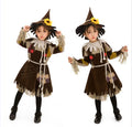 Halloween Kids Costume Witch Wizard Cosplay Dress for Girls Princess Dress