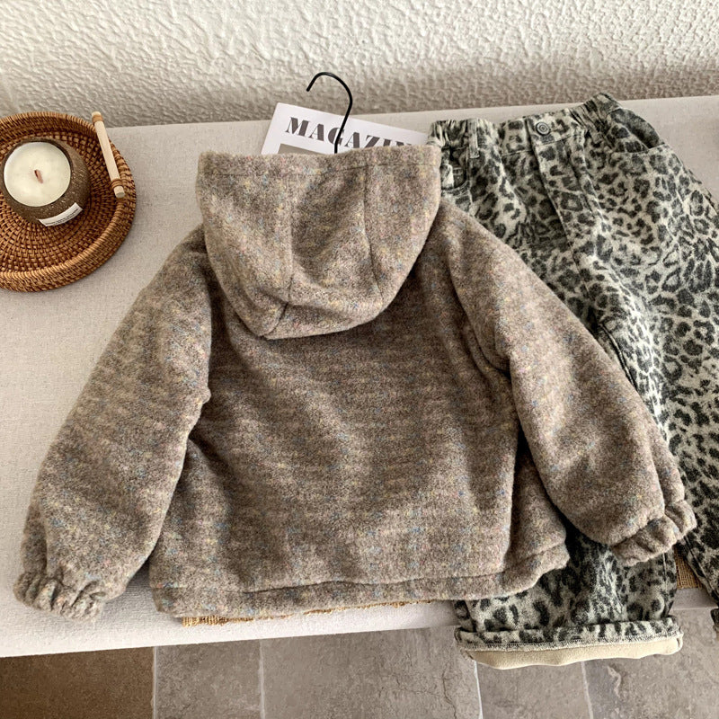 Children's clothing boys' winter clothing hoodie