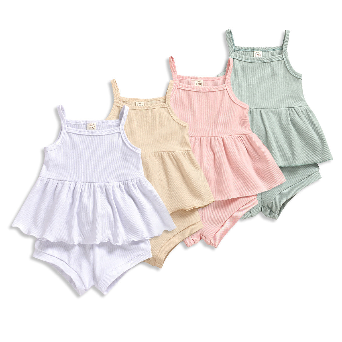 Baby Girls Summer Top & Shorts Set