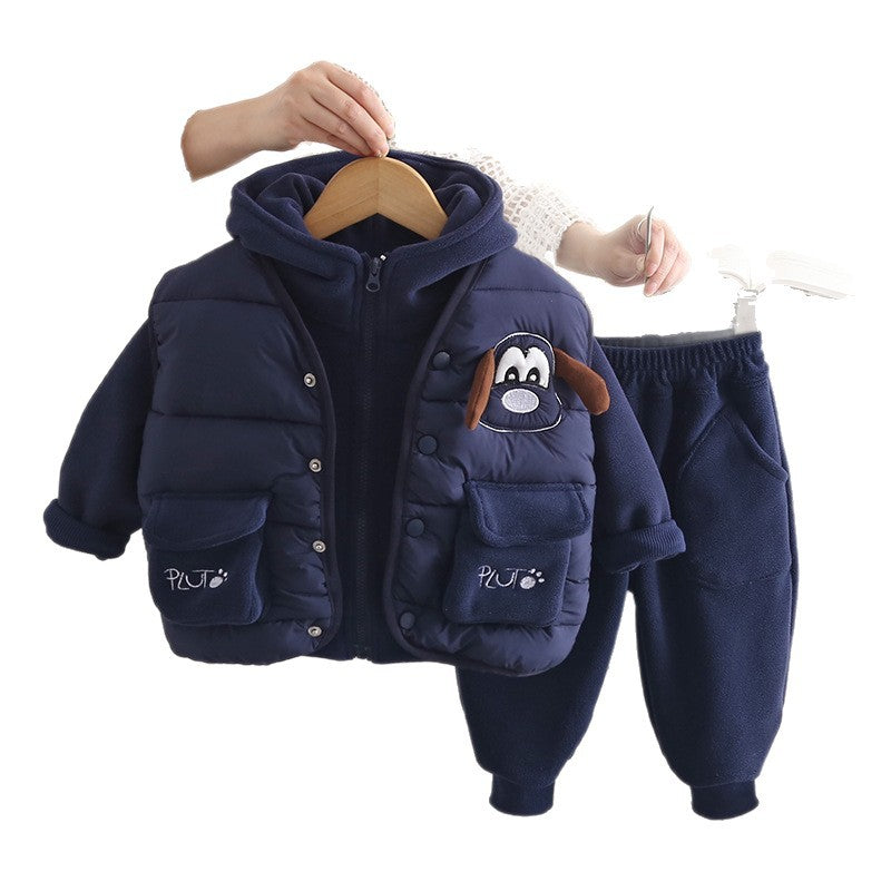 Baby Boys' Fleece-Lined 3-Piece Set