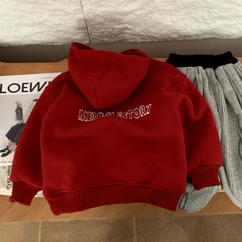 Boys' Fleece Hoodie One-Piece