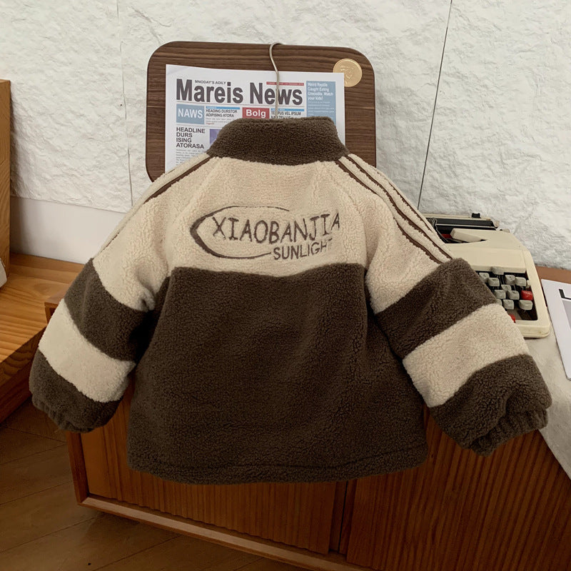 Boys' Fleece-Lined Winter Jacket