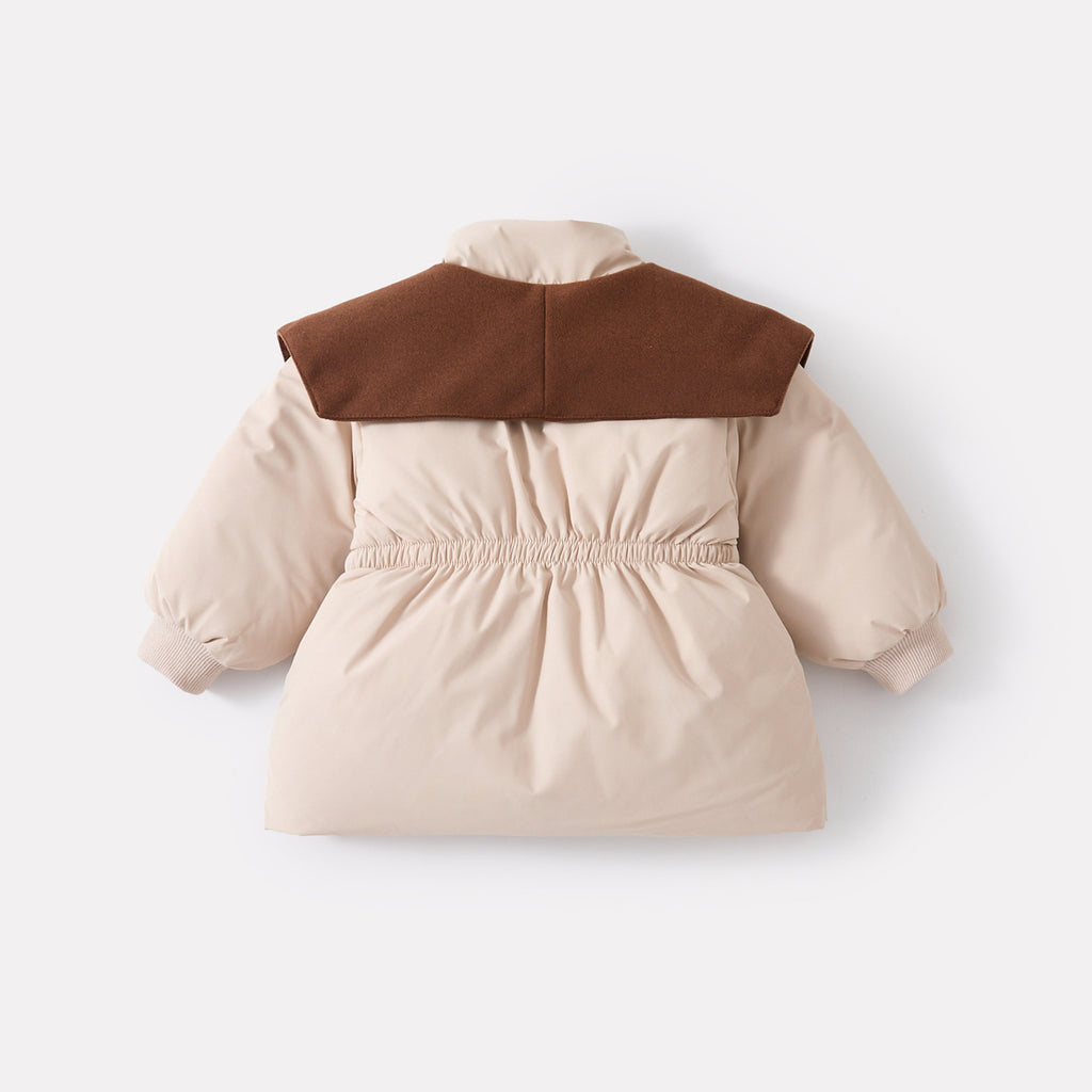 Down Jacket Set for Toddlers Girls  Down Winter Outerwear and Bottoms Two-Piece Suit