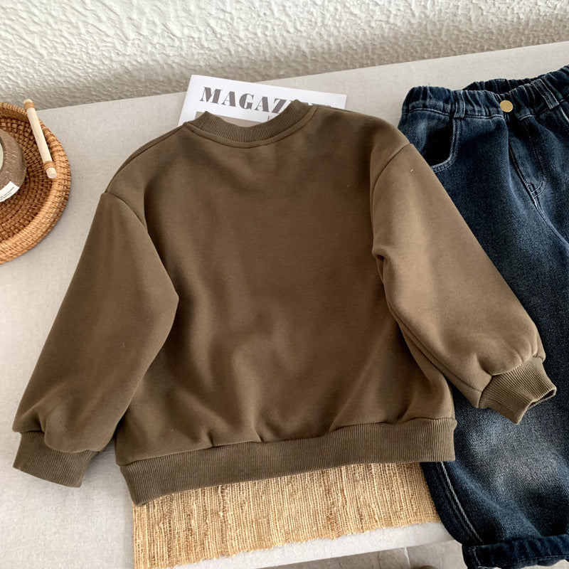 Baby tops girls' autumn and winter clothes children's clothes