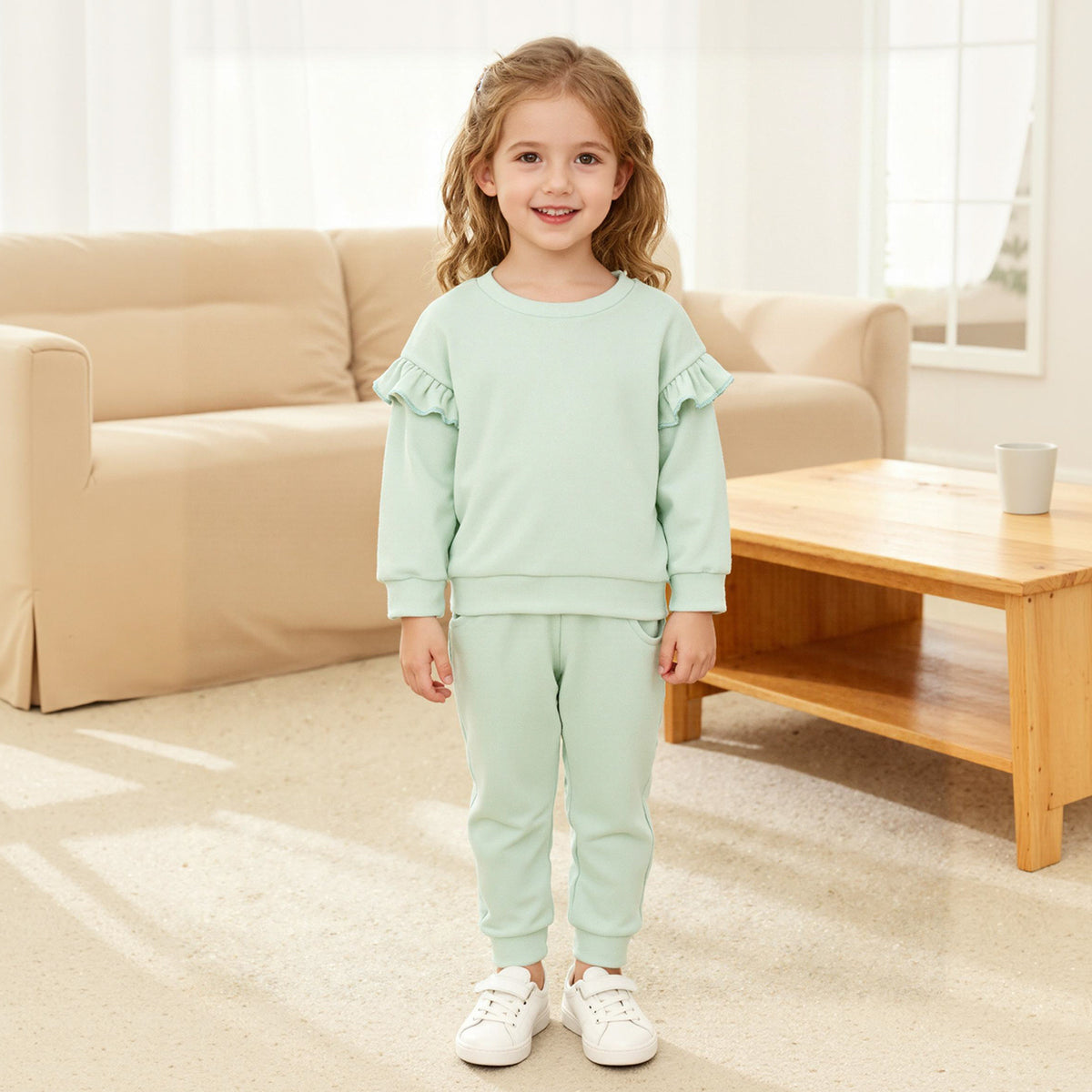 Girls' Winter Hoodie & Pants Set