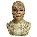 Lizard Man Basilisk Mask – Realistic Scaled Full Face Latex Reptile Headpiece, Unisex Adult Horror Costume