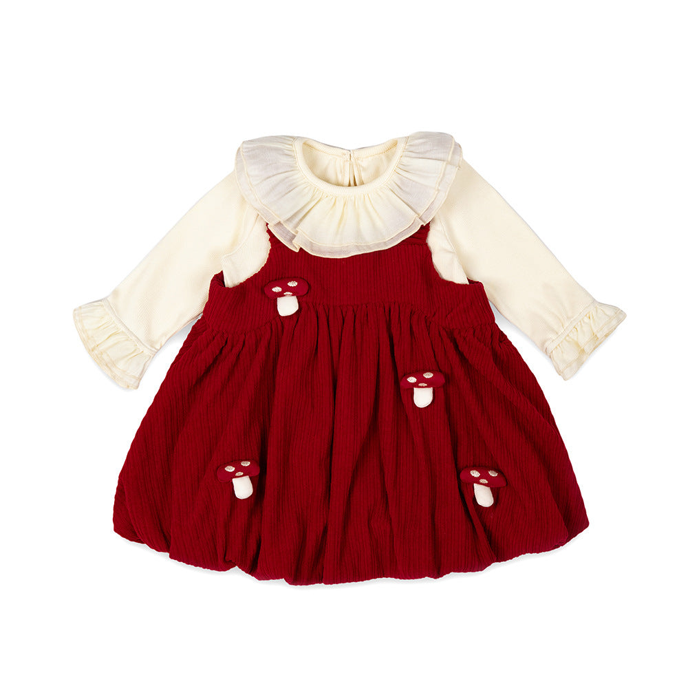 Girls Two-Piece Princess Dress Set