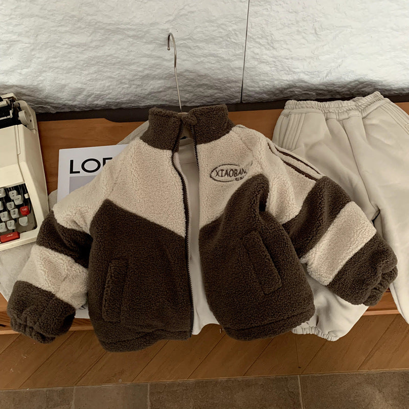 Boys' Fleece-Lined Winter Jacket