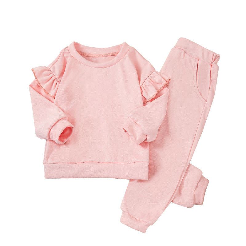Girls' Winter Hoodie & Pants Set