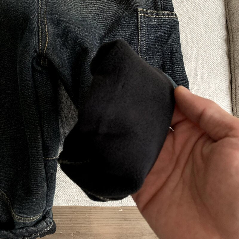 Boys' Winter Fleece-Lined Jeans