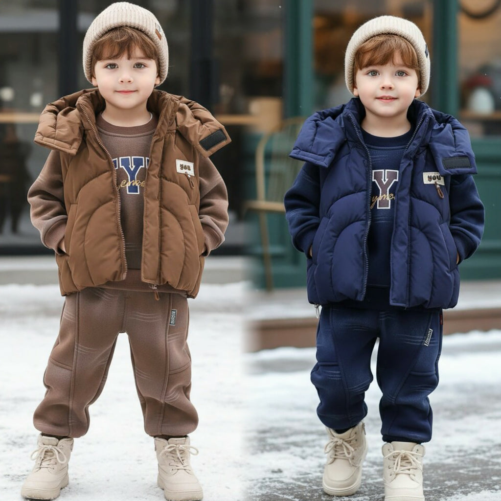 Boys' Autumn & Winter 3-Piece Set