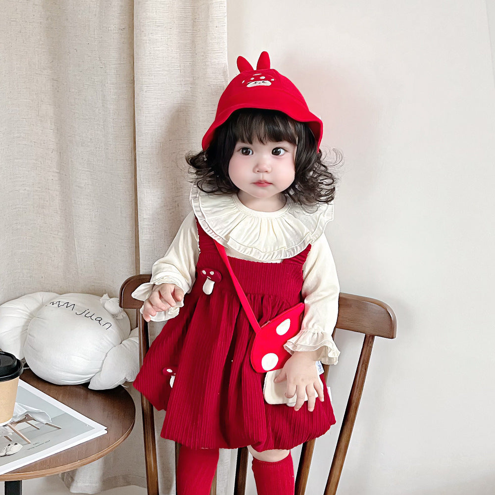 Girls Two-Piece Princess Dress Set