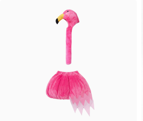 Halloween Kids Flamingo Animal Costume Inflatable Stage Performance Costume Party Cosplay Outfit
