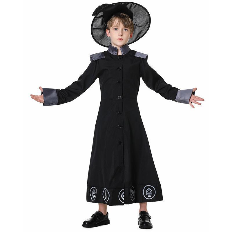 Magic Wizard Costume for Kids - Halloween Cosplay Outfit for Boys