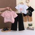 Summer clothing for baby girls and children summer two-piece set