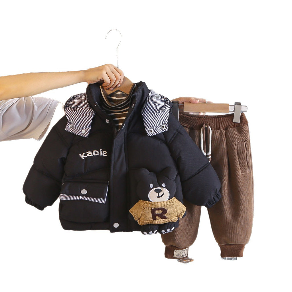Boys' Fleece-Lined 3-Piece Winter Set