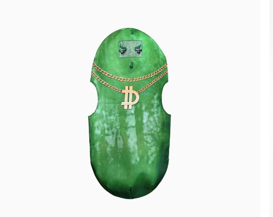 Halloween Fortnite Pickle Rick Cosplay Costume Kids Party Stage Performance Outfit